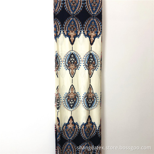 Fashion Design Rayon Twill Printed For Dress